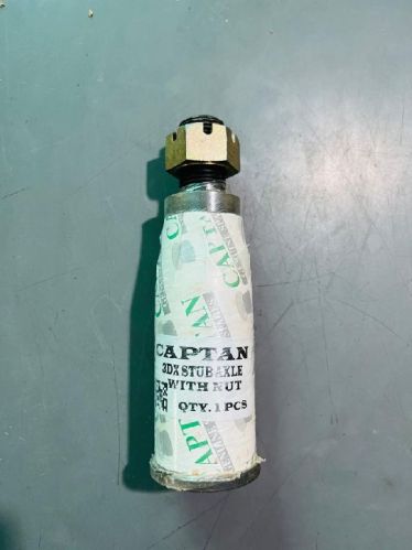 Round Cast Iron Polished Stub Axle, For Automotive Use, Color : Metalic Silver