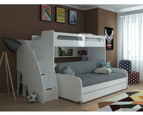 Wooden Bunk Bed, Size : 30*72 Inch