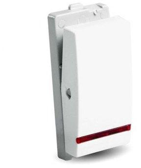 Plastic White Modular Switch