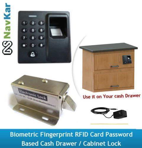 Biometric Fingerprint RFID Card Password-Based Drawer/Cabinet Lock And Adapter
