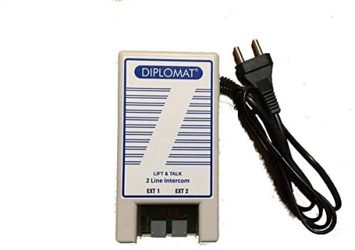 RKD DIPLOMAT Lift and Talk 2 Line Intercom System, White