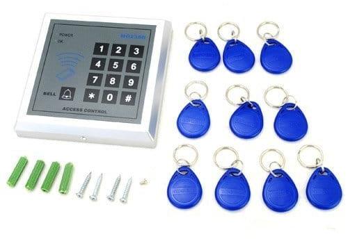 Weatherproof RFID Pin Access Panel With Motorised Lock and Power Supply