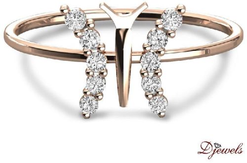 Diamond Ring With IGI & Ingemco Certification For Women's Solid Gold Daily Wear Diamond Ring