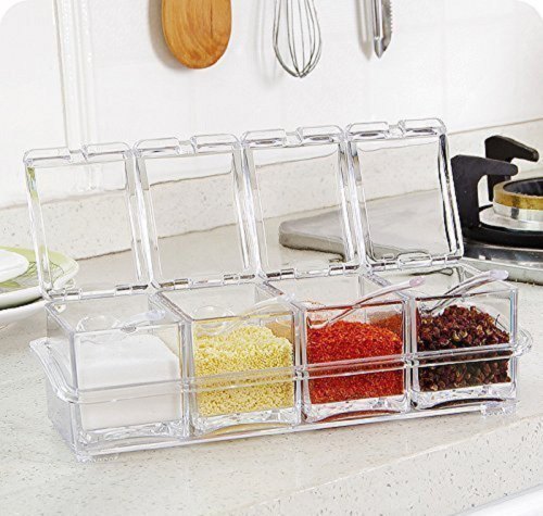 Plastic CRYSTAL SPICE RACK, Color : Multi