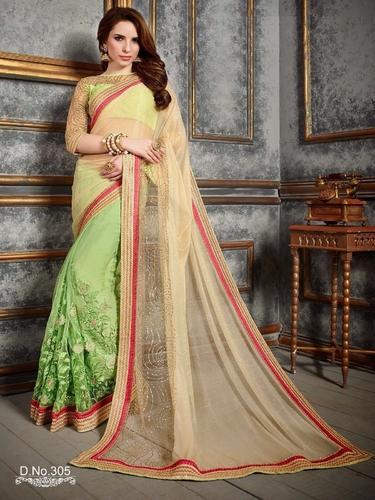 Net Lehenga Saree