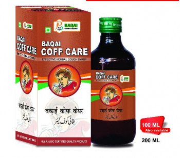 Baqai Coff Care Syrup 100ml, 200ml, Certification : Iso 9001:2008, Gmp