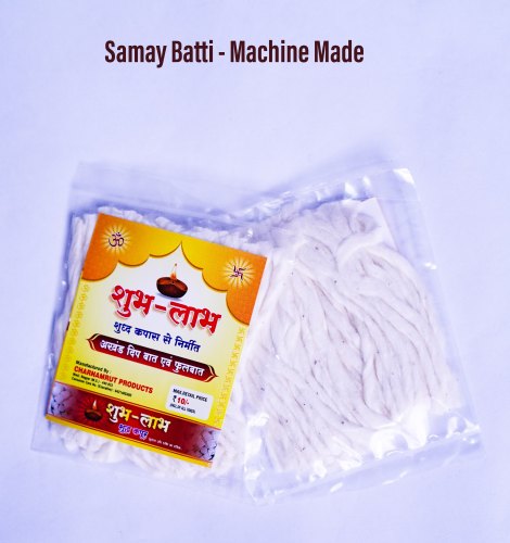 Shubh Labh Machine Made Cotton Wicks, Size : Standard