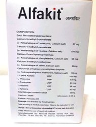 Alpha Ketoanalogue, Packaging Size : 1*10 TABLETS