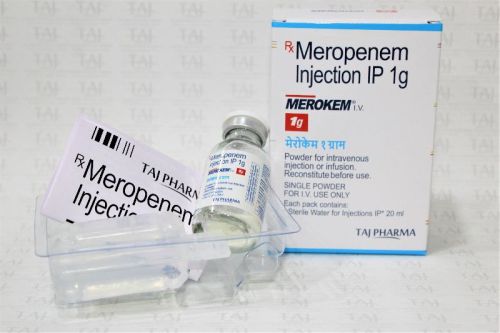 Meropenem Injection IP 1000 Mg, Shelf Life : 2 Yrs