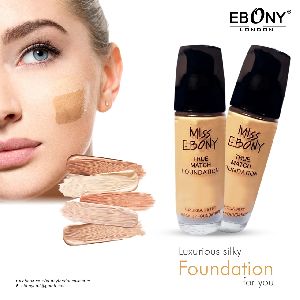 Ebony London Luxurious Silky Foundation, For Face, Form : Cream