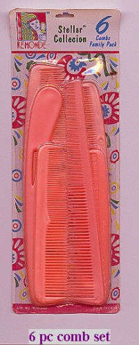 REMONDE Mirror Finish Plastic COMB SET, Specialities : VIRTUALLY UNBREAKABLE