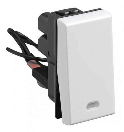 Polycarbonate Modular Switch, Color : White