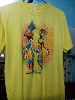 Kaberi Boutique Hand Paint T Shirt