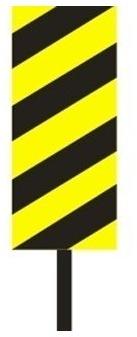 Aluminium Hazard Marker Board, Shape : Rectangular