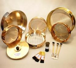 Soil Testing Sieves, Color : Silver