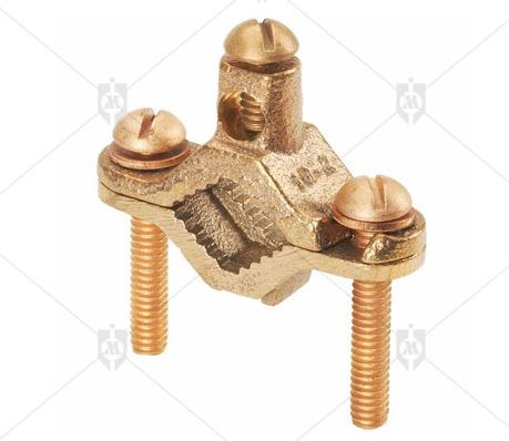 10 To 2 Brass Compatible Grounding Pipe Clamp