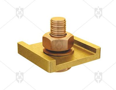 UMI Products Polished Brass B Bond Clamp, For Easy To Fit, Compact Size, Color : Golden