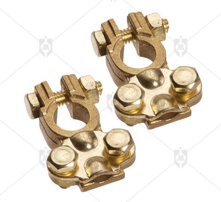 BT10 Japanese Mild Steel Plate Brass Battery Terminals