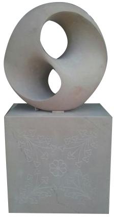 Sandstone Sand Stone Sculpture, For Exterior Decor, Color : Grey