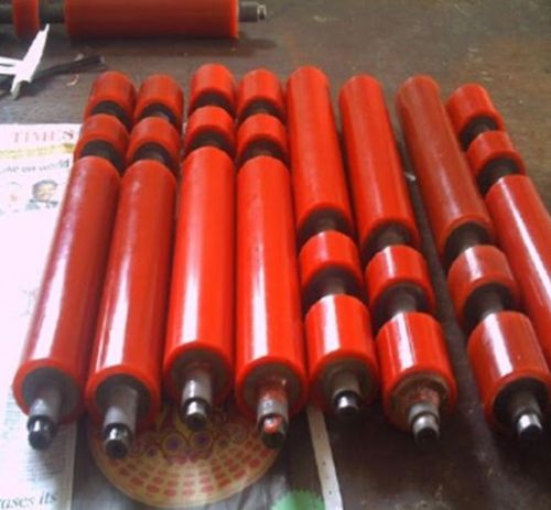 Polished Nylon Conveyor Rollers, Color : Red