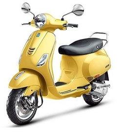 Tubeless Vespa Scooter, Color : Yellow