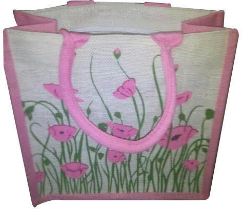 Printed Jute Shopping Bags, Capacity : 2 Kg