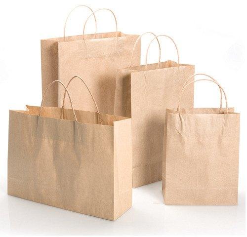 Plain Paper Carry Bags, Feature : Easy Folding