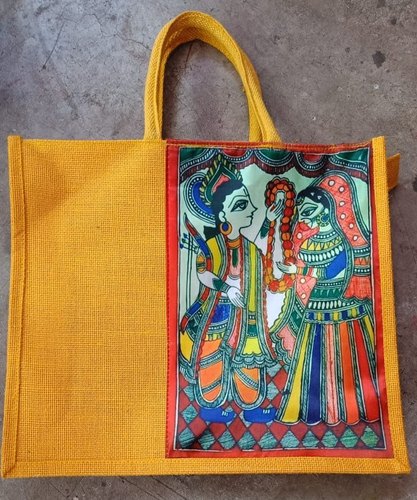 Polished Printed Wedding Jute Bags, Feature : Fine Finish, Moisture Resistant