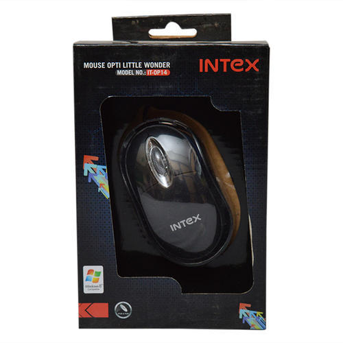 Intex Optical Mouse, Color : Black