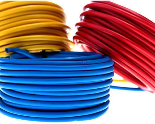 Copper PVC Electrical Wires, Color : Red, Blue, Yellow