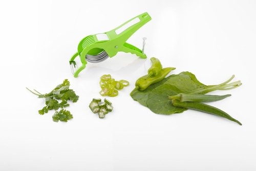 Plastic Vegetable Cutter, Color : Green
