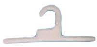 Plain Plastic Jeans Hanger, Color : White