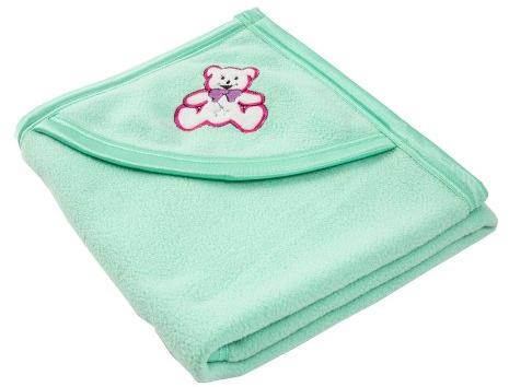 Green Anti Pilling Baby Wrap, Size : 30*35 Cm