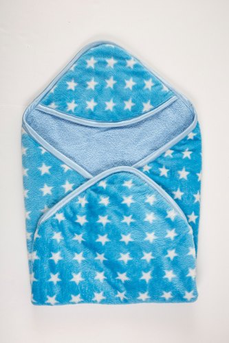 Star Sherpa Baby Hooded Blanket, Technics : Machine Made