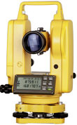 Polished Glass Electronic Theodolite, For Construction Use, Color : Yellow