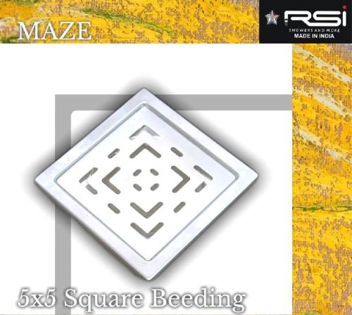 FLOOR JALI SQUARE 5''X5'' PLAIN (MAZE), For Draining