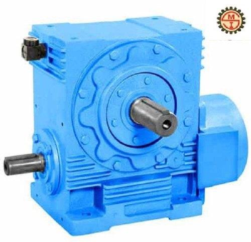 Mild Steel Vertical Industrial Gearboxes, Color : Blue