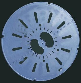 Plastic Washing Machine Spin Cap, Color : White