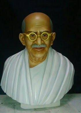 Marble Mahatma Gandhi Statue, For Decoration, Color : White
