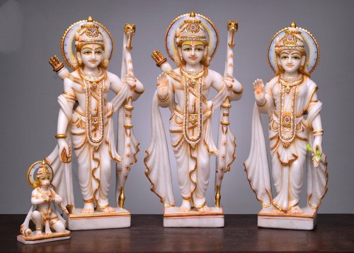 Marble RAM Darbar Statue, Size : 12 Inch, 15 Inch, 18 Inch, 24 Inch, 30 Inch, 36 Inch Large Sizes.