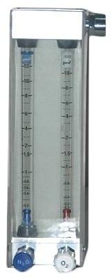 Acrylic Anaesthesia Rotameters, For Laboratory, Size : 14 Inch 