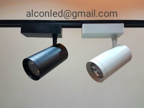 Cylinder Track Lights, Color : Black, White