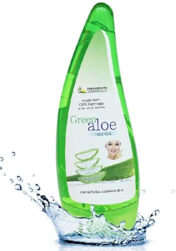 Pranacharya Greenshield Purified Aqua Rose Water Green Aloe Vera Gel, Color : Mix