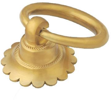 Brass Door Knocker, Color : Golden