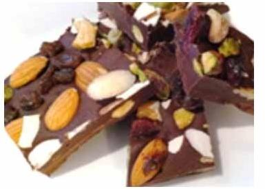 Dry Fruit Chocolate, Color : Brown