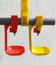 Plastic Nipple Drinker, Color : Yellow, Orange Etc