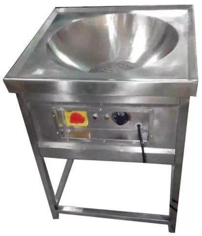 Stainless Steel Electric Kadai Fryer, Size : 26'