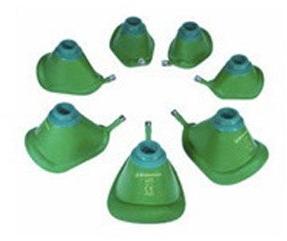 Silicone Anatomical Anaesthetic Mask, Color : Green