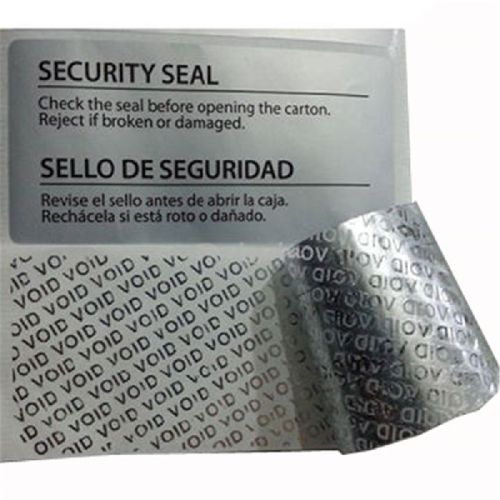 Security Label (Self Adhesive) (Pre Die Cut)