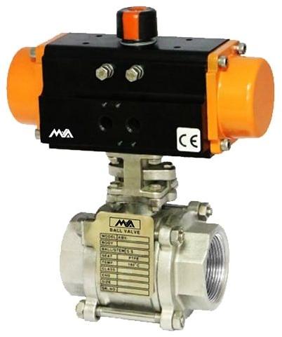 Pneumatic Actuator Operated Ball Valve